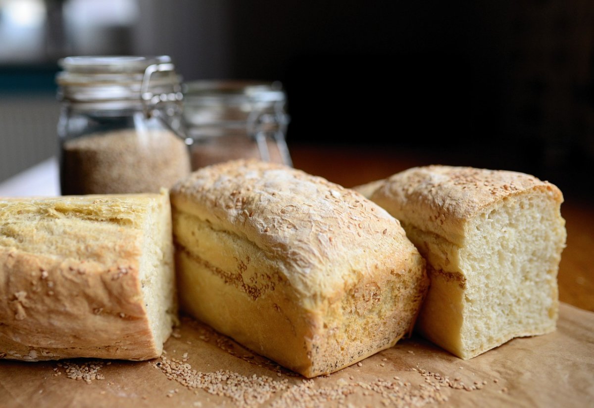 bread, loaf, white bread