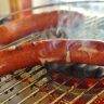 grilled sausages, hot dog, bratwurst