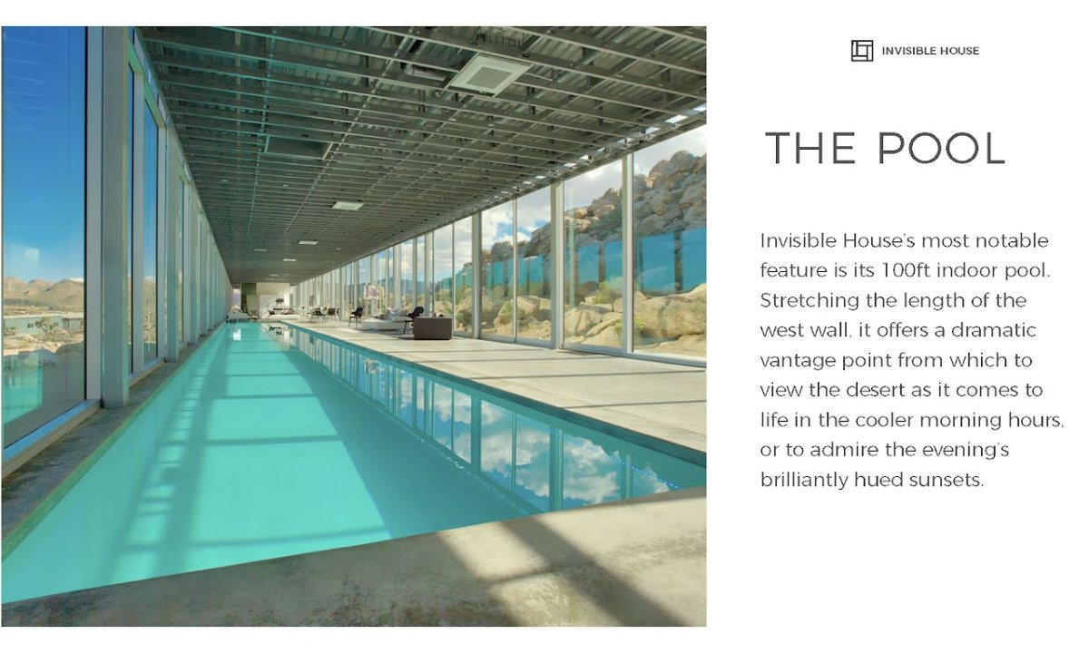 Invisible House Pool