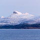 norway, coastline, dusk