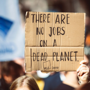 THERE ARE NO JOBS ON A DEAD PLANET. Global climate change strike - No Planet B - Global Climate Strike 09-20-2019