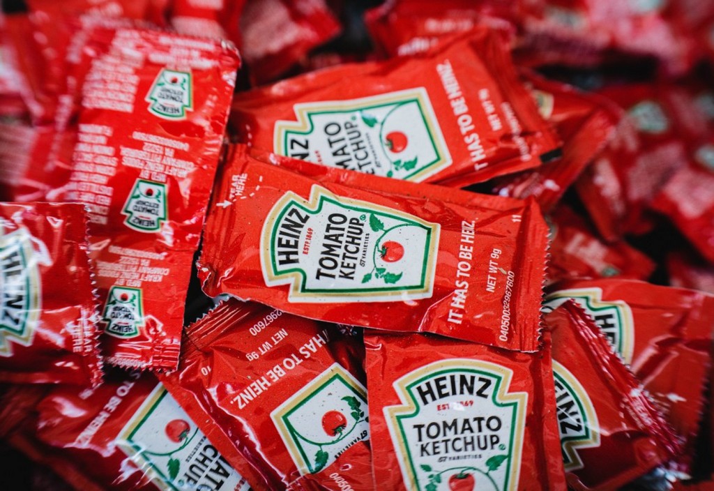 Ketchup packets.