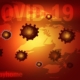 virus, alert, background