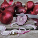 onion, slices, red