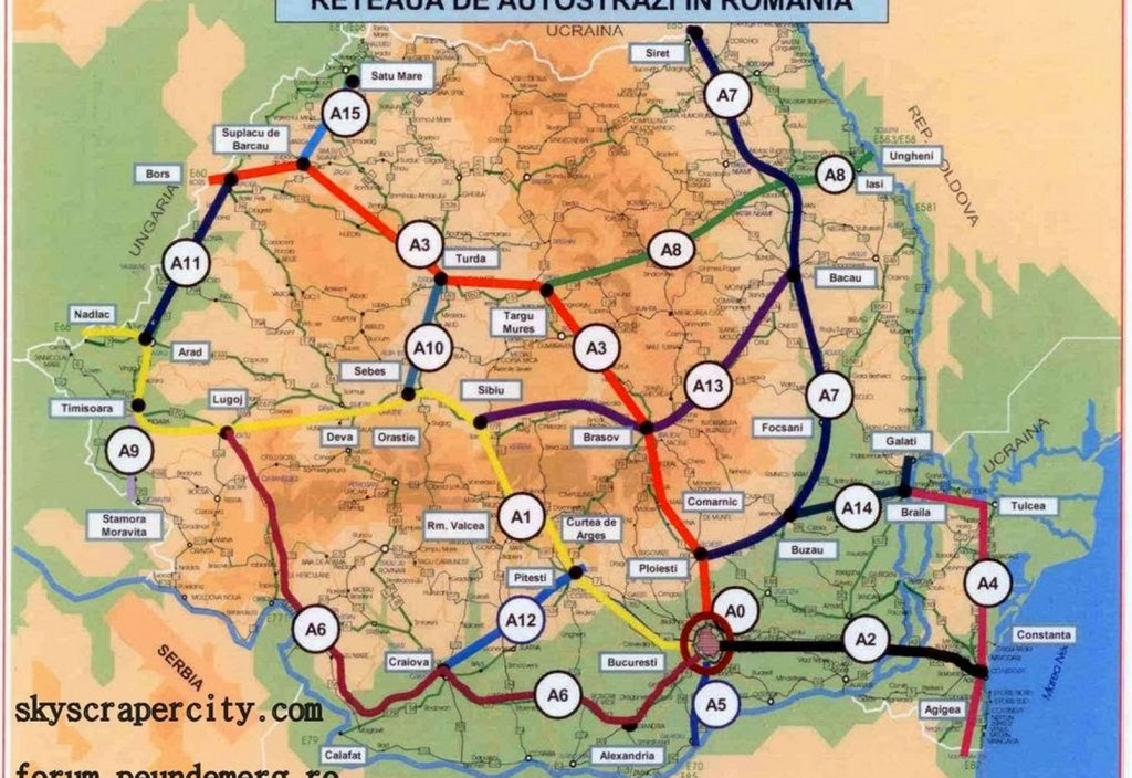 autostrazi romania Autostrazi Romania