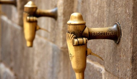 barcelona, faucet, water