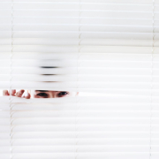 Photography of person peeking