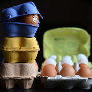 egg cartons, eggs, egg box