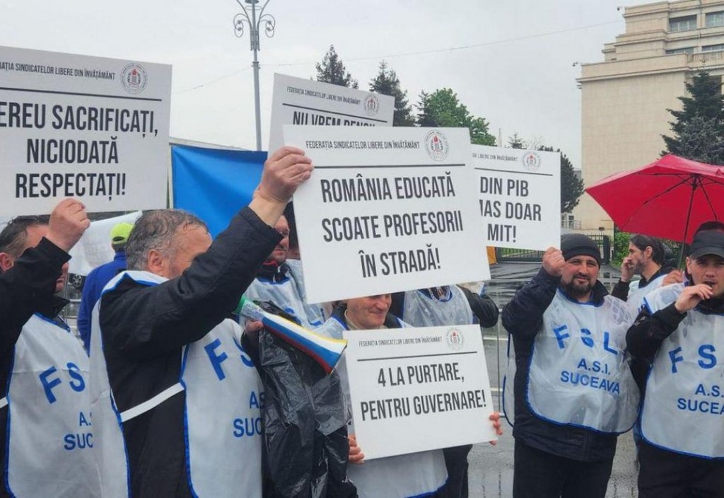 protest-profesori Protest Profesori