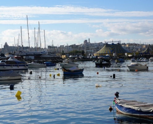 sliema, malta, sea