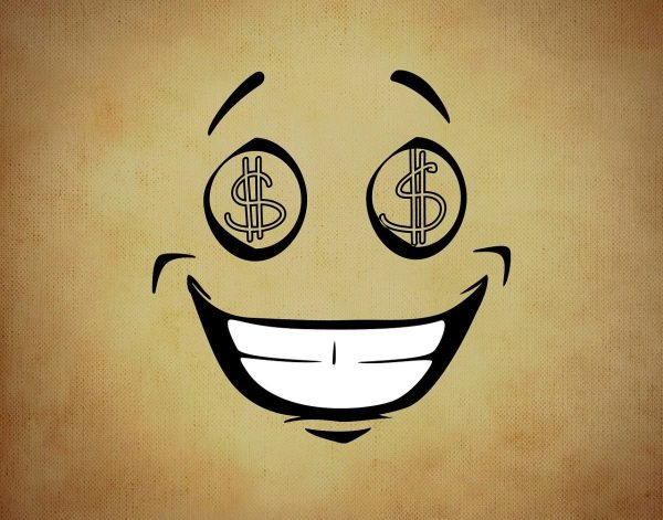 smiley, emoticon, money