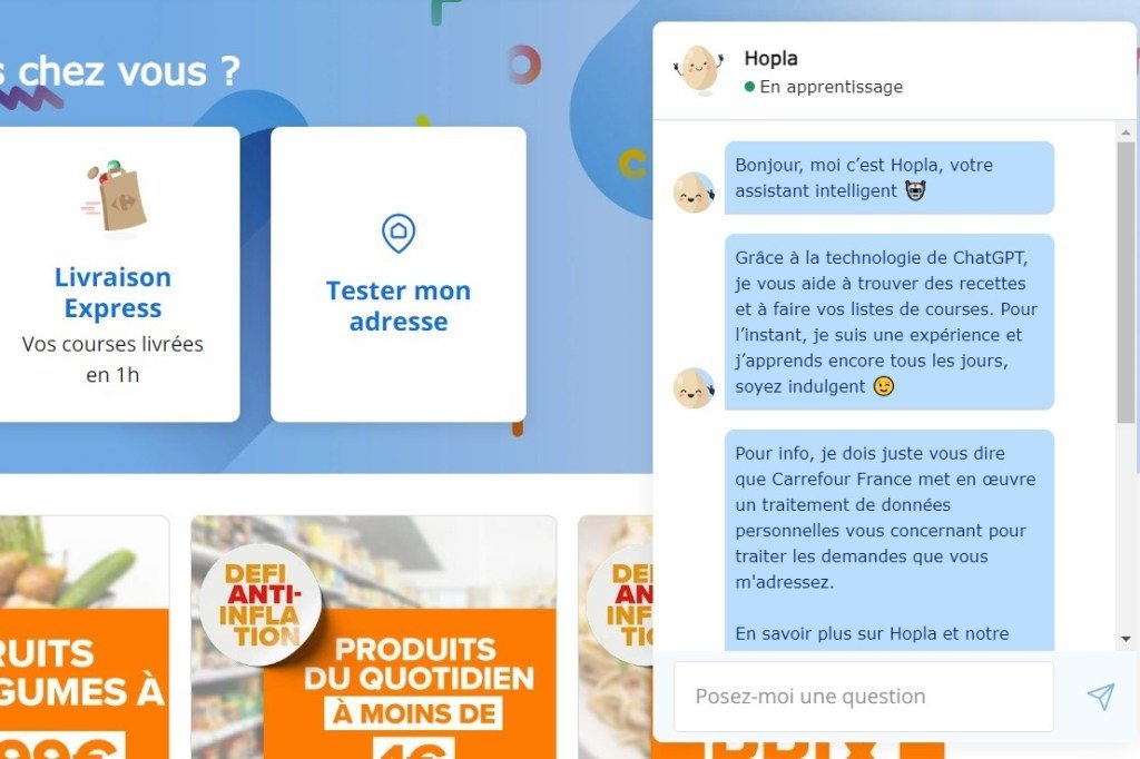 Carrefour Hopla AI Carrefour Hopla Ai