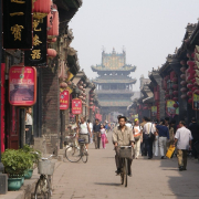 china, xian city of pingyao, buddhist temple