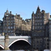 edinburgh, historic center, bridge