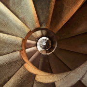 staircase, spiral, architecture