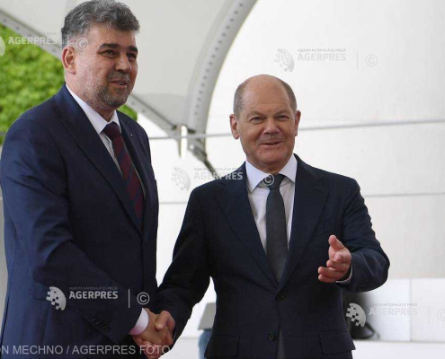 Olaf Scholz Marcel Ciolacu Olaf Scholz Marcel Ciolacu