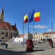 Cluj Napoca Centru Piata Unirii Steag Romania Ue Uniunea Europeana Urban Copyright Foto Contactati Www.afaceri.news