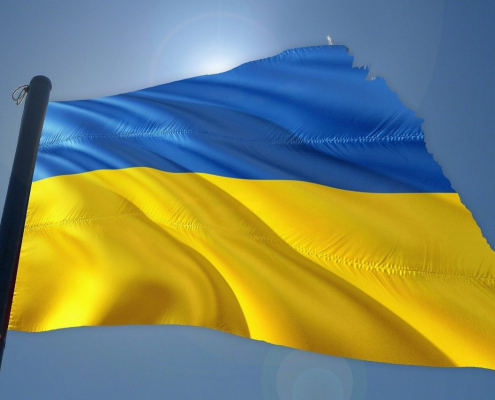 banner, ukraine, flag
