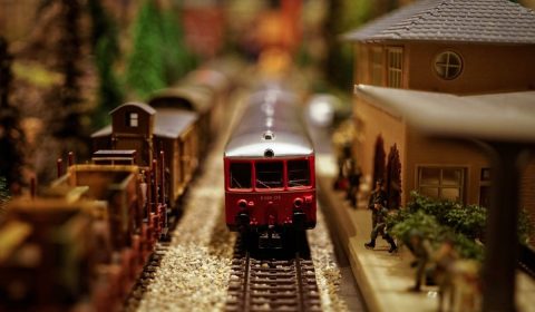 model train, model railway, model