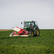 tractor, farm implement, field