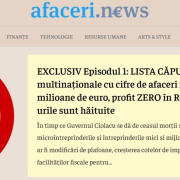 LISTA CAPUSELOR episodul 1 ancheta exclusiva AFACERI.news Lista Capuselor Episodul 1 Ancheta Exclusiva Afaceri.news