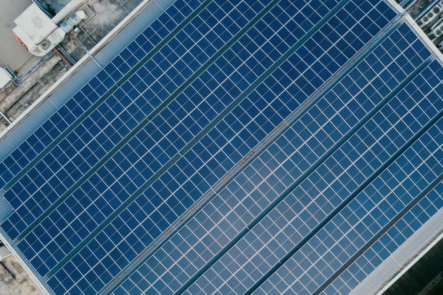 blue solar panels