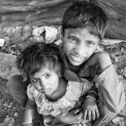 children, slums, poverty