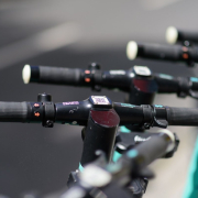e-scooters, parked scooters, scooters