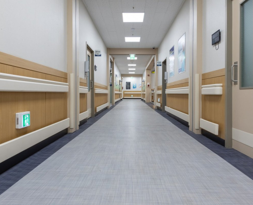 hallway, hospital, clean