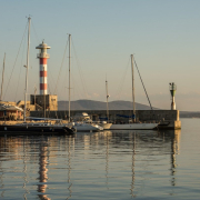 lighthouse, port burgas, beacon