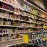 supermarket, cart, shopping
