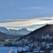 winter, mountains, ski area