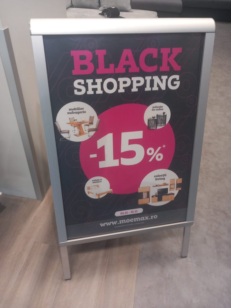 Moemax Black Shopping