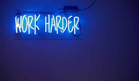 work harder, blue, motivation