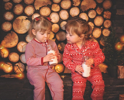 christmas kids, cookies and milk, christmas
