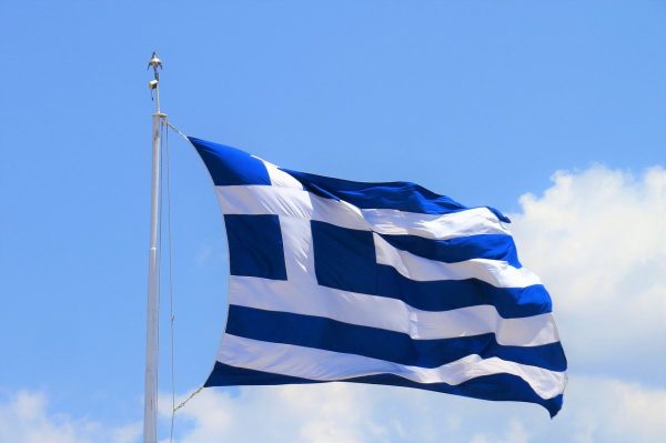 greece, ticket, the greek flag