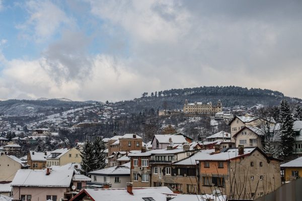 sarajevo, city, winter
