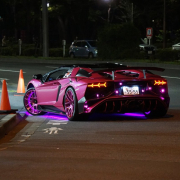 tokyo, night, lamborghini