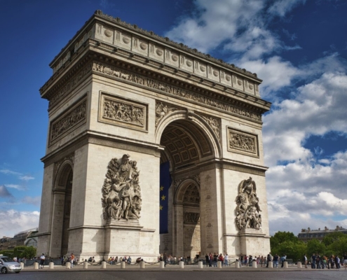 arc de triomphe, paris, landmark