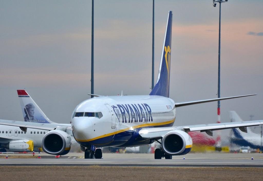 flight, boeing, airport