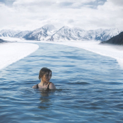 snow, water, winter