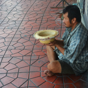 beggar, begging, street