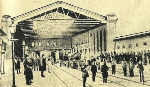 Gara Fillaret Primul Tren Bucuresti Giurgiu 1869