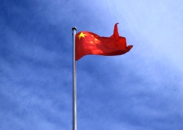 chinese flag, flutter, china