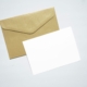 white printer paper on brown envelope