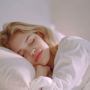 woman, bed, bedroom