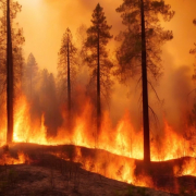 ai-generated-forest-fire-stockpack-pixabay.jpg ai generated, forest, fire