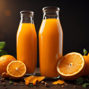 ai generated, orange juice, drink