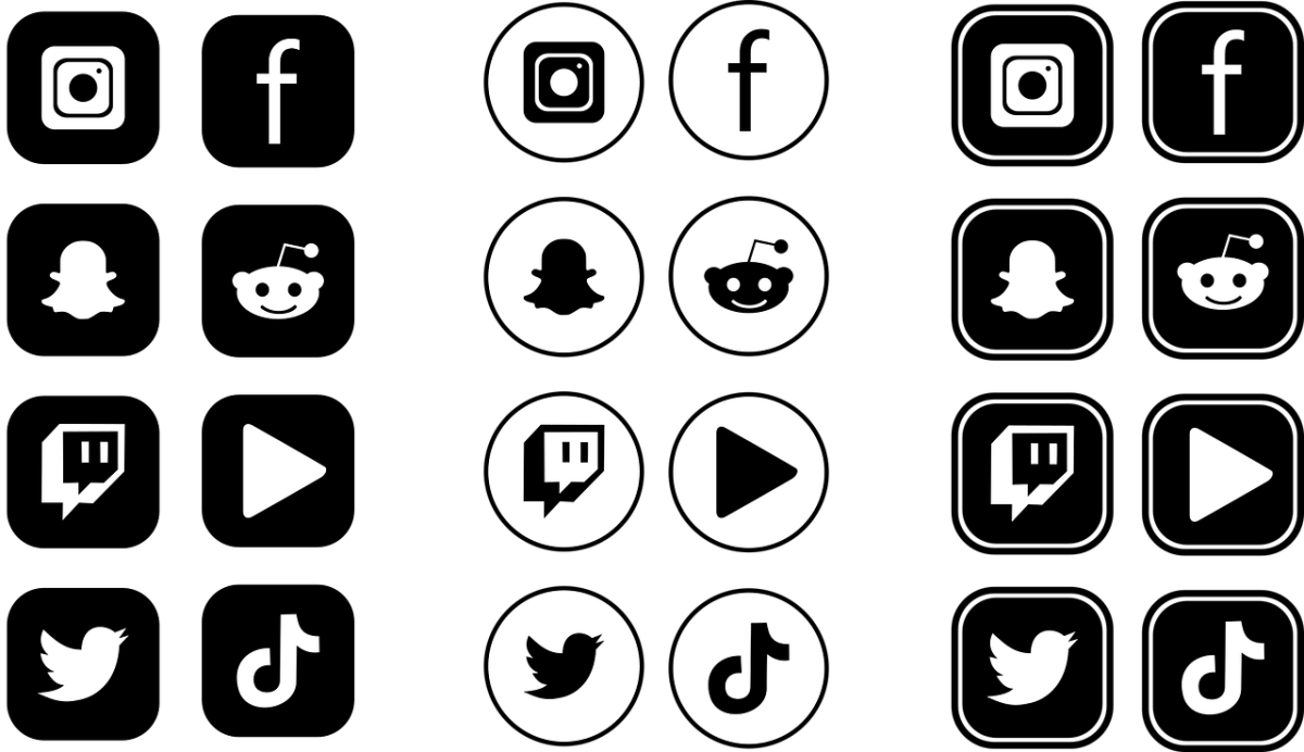 social media, apps, icons
