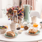 breakfast, meal, food